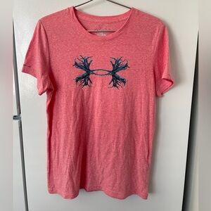 Under Armour Pink Cotton Blend Shirt